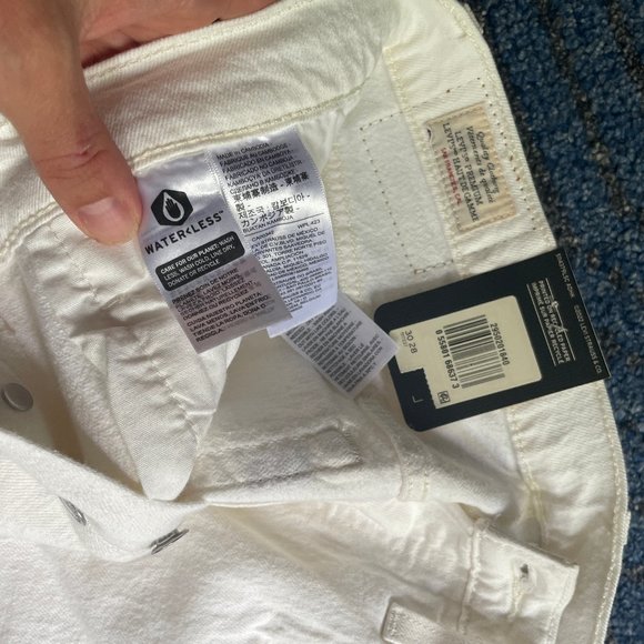 Levi's 501 Skinny - White Size 30 - Picture 5 of 5